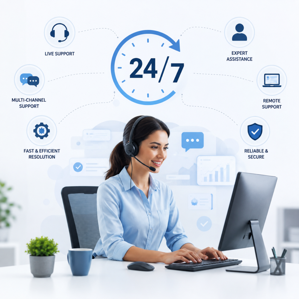 Comprehensive 247 Help Desk Support Solutions by Velik System
